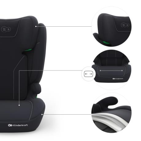 Автокрісло Kinderkraft i-Spark 2 Plus i-Size Black (KCISPA02BLKPL00) - фото 6