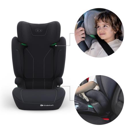 Автокрісло Kinderkraft i-Spark 2 Plus i-Size Black (KCISPA02BLKPL00) - фото 7