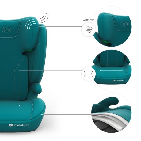Автокрісло Kinderkraft i-Spark 2 Plus i-Size Green (KCISPA02GREPL00) - фото 7