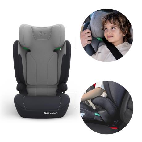Автокрісло Kinderkraft i-Spark 2 Plus i-Size Grey (KCISPA02GRYPL00) - фото 4
