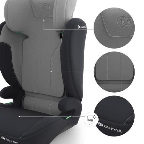 Автокрісло Kinderkraft i-Spark 2 Plus i-Size Grey (KCISPA02GRYPL00) - фото 6