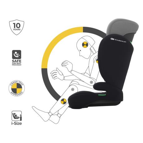 Автокрісло Kinderkraft i-Spark 2 Plus i-Size Grey (KCISPA02GRYPL00) - фото 8