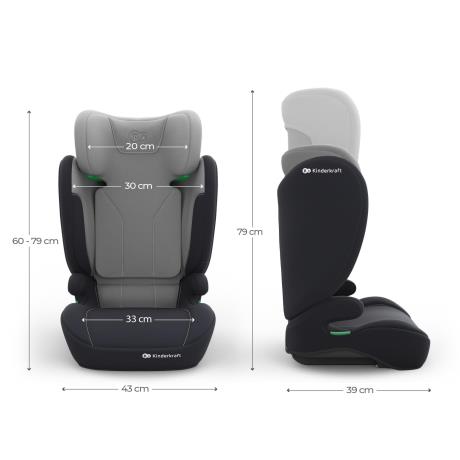 Автокрісло Kinderkraft i-Spark 2 Plus i-Size Grey (KCISPA02GRYPL00) - фото 9