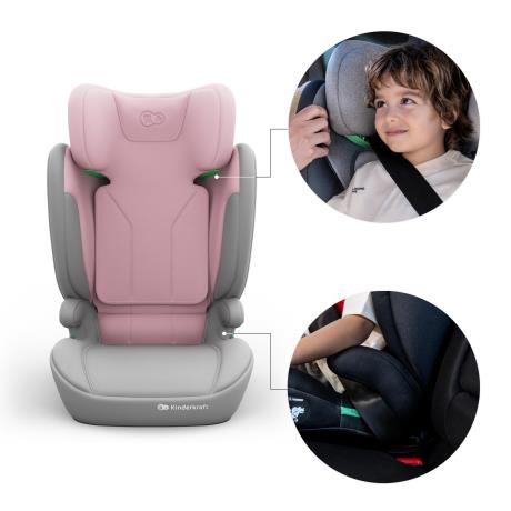 Автокрісло Kinderkraft i-Spark 2 Plus i-Size Pink (KCISPA02PNKPL00) - фото 4