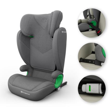 Автокрісло Kinderkraft Junior Fix 2 Plus i-Size Grey (KCJUFI20GRYPL0N) - фото 3