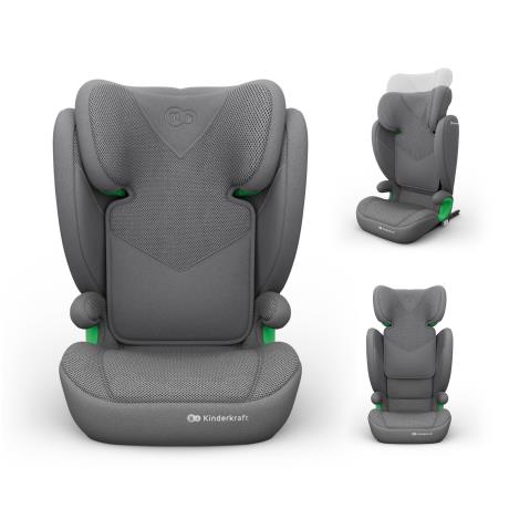 Автокрісло Kinderkraft Junior Fix 2 Plus i-Size Grey (KCJUFI20GRYPL0N) - фото 0