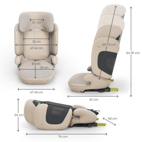 Автокрісло Kinderkraft Xpand 2 PRO i-Size Beige (KCXPPR02BEG0000) - фото 12