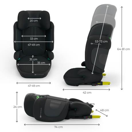 Автокрісло Kinderkraft Xpand 2 PRO i-Size Black (KCXPPR02BLK0000) - фото 1
