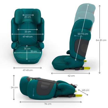 Автокрісло Kinderkraft Xpand 2 PRO i-Size Green (KCXPPR02GRE0000) - фото 1