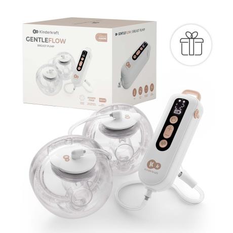 Подвійний електричний молоковідсмоктувач Kinderkraft GentleFlow Gold (KEGEFL00GLD0000) - фото 9