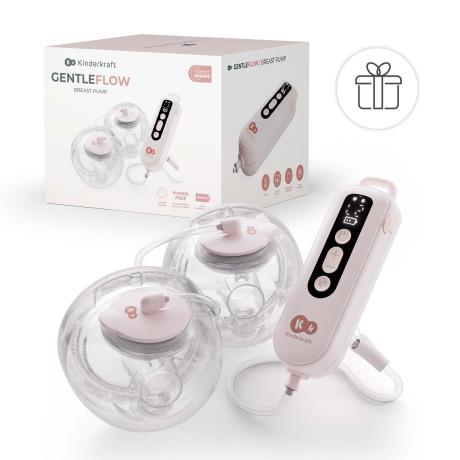 Подвійний електричний молоковідсмоктувач Kinderkraft GentleFlow Pink (KEGEFL00PNK0000) - фото 9