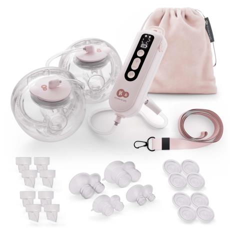 Подвійний електричний молоковідсмоктувач Kinderkraft GentleFlow Pink (KEGEFL00PNK0000) - фото 12