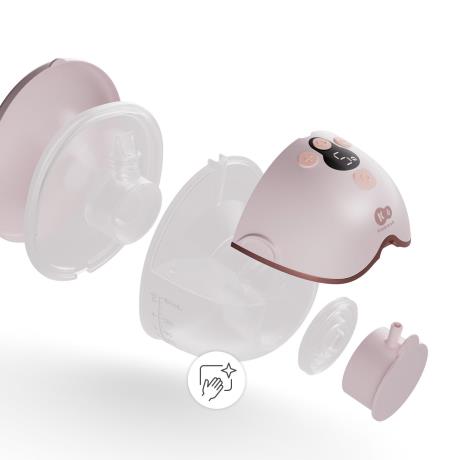 Електричний молоковідсмоктувач Kinderkraft MamaFlow Pink (KEMAFL00PNK0000) - фото 2