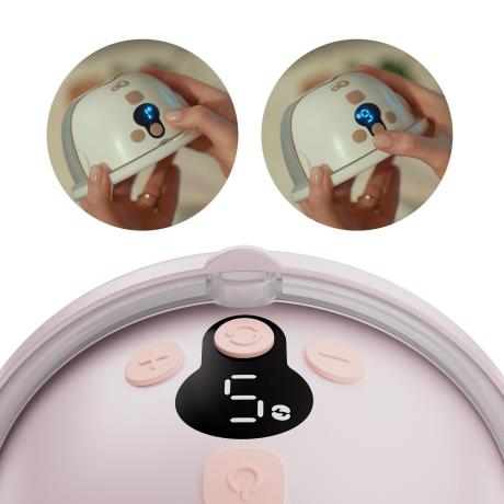 Електричний молоковідсмоктувач Kinderkraft MamaFlow Pink (KEMAFL00PNK0000) - фото 3