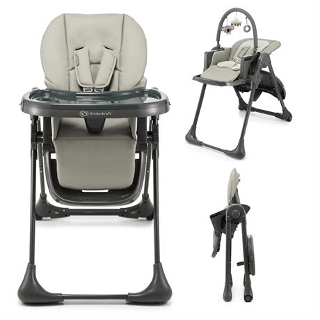 Стільчик для годування Kinderkraft Tummie сірий (KHTUMM00GRY0000) - фото 0