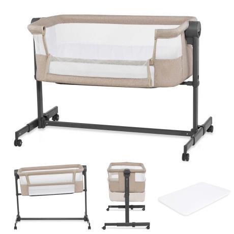 Приставне ліжечко-колиска Kinderkraft Nestee Up 2 Beige (KLNEE002BEG0000) - фото 1