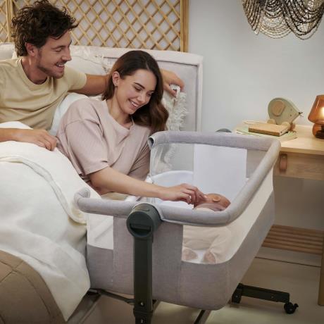 Приставне ліжечко-колиска Kinderkraft Nestee Up 2 Beige (KLNEE002BEG0000) - фото 8