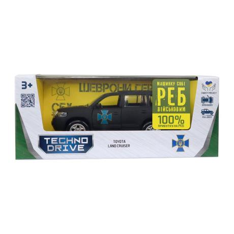 Автомодель TechnoDrive Шевроны героев Toyota Land Cruiser ЦСО АЛЬФА 1:40 (KM6010SA) - фото 4