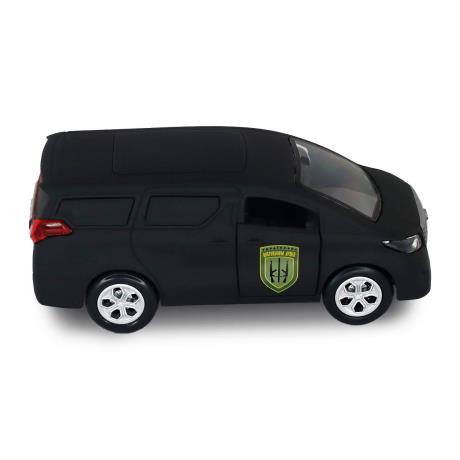 Автомодель TechnoDrive Шеврони героїв Toyota Alphard УДА 1:40 (KM6011UD) - фото 11