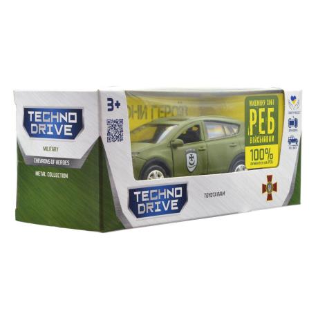 Автомодель TechnoDrive Шеврони героїв Toyota RAV4 Буревій 1:40 (KM6198) - фото 6