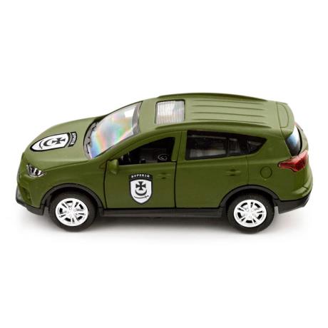 Автомодель TechnoDrive Шеврони героїв Toyota RAV4 Буревій 1:40 (KM6198) - фото 8