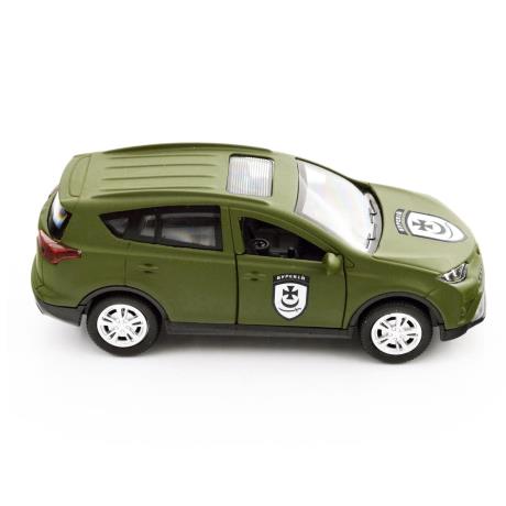 Автомодель TechnoDrive Шеврони героїв Toyota RAV4 Буревій 1:40 (KM6198) - фото 12