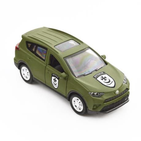Автомодель TechnoDrive Шеврони героїв Toyota RAV4 Буревій 1:40 (KM6198) - фото 13