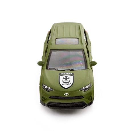 Автомодель TechnoDrive Шеврони героїв Toyota RAV4 Буревій 1:40 (KM6198) - фото 14