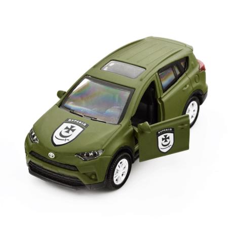 Автомодель TechnoDrive Шеврони героїв Toyota RAV4 Буревій 1:40 (KM6198) - фото 15