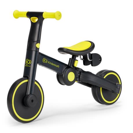 Триколісний велосипед 3 в 1 Kinderkraft 4TRIKE Black Volt (KR4TRI00BLK0000) - фото 1