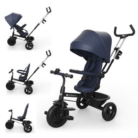 Триколісний велосипед Kinderkraft Aston 2 Plus Navy (KRASTO02NAVPL00) - фото 14