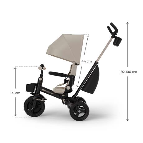 Триколісний велосипед Kinderkraft Aveo 2 Plus Beige (KRAVEO02BEG0000) - фото 21