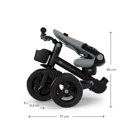 Триколісний велосипед Kinderkraft Aveo 2 Plus Grey (KRAVEO02GRY0000) - фото 10