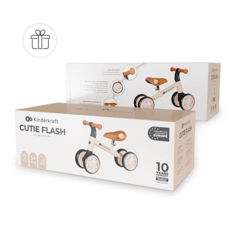Каталка-біговел Kinderkraft Cutie Flash Beige (KRCUFL00BEG0000) - фото 6