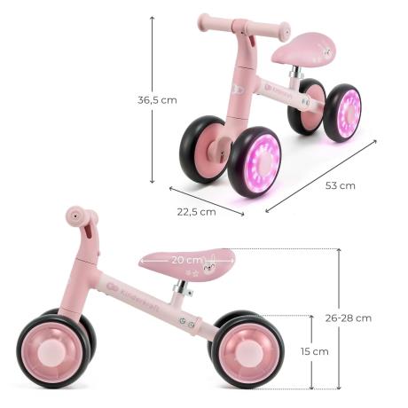 Каталка-біговел Kinderkraft Cutie Flash Pink (KRCUFL00PNK0000) - фото 5