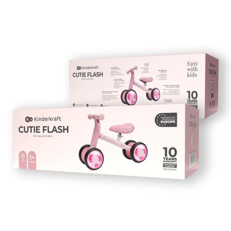 Каталка-біговел Kinderkraft Cutie Flash Pink (KRCUFL00PNK0000) - фото 6