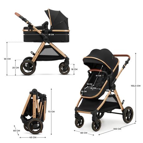 Універсальна коляска 2 в 1 Kinderkraft Esme Black (KSESME00BLK2000) - фото 1