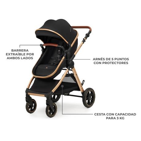 Універсальна коляска 2 в 1 Kinderkraft Esme Black (KSESME00BLK2000) - фото 3
