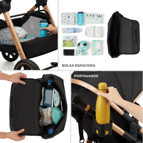 Універсальна коляска 2 в 1 Kinderkraft Esme Black (KSESME00BLK2000) - фото 6