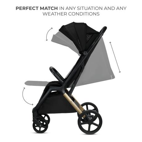 Прогулянкова коляска Kinderkraft Loom Black (KSLOOM00BLK00BS) - фото 5