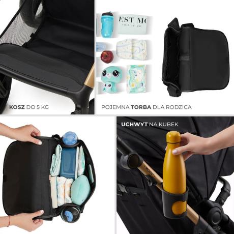 Універсальна коляска 3 в 1 Kinderkraft Moov 2 Pure Black (KSMOOV02BLKEV00) - фото 9