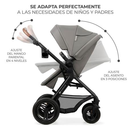 Універсальна коляска 3 в 1 Kinderkraft Moov 2 Air Light Gray (KSMOOV02LGR3000) - фото 2