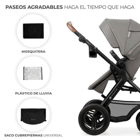 Універсальна коляска 3 в 1 Kinderkraft Moov 2 Air Light Gray (KSMOOV02LGR3000) - фото 7