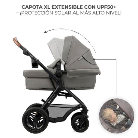 Універсальна коляска 3 в 1 Kinderkraft Moov 2 Air Light Gray (KSMOOV02LGR3000) - фото 17