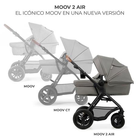 Універсальна коляска 3 в 1 Kinderkraft Moov 2 Air Light Gray (KSMOOV02LGR3000) - фото 18