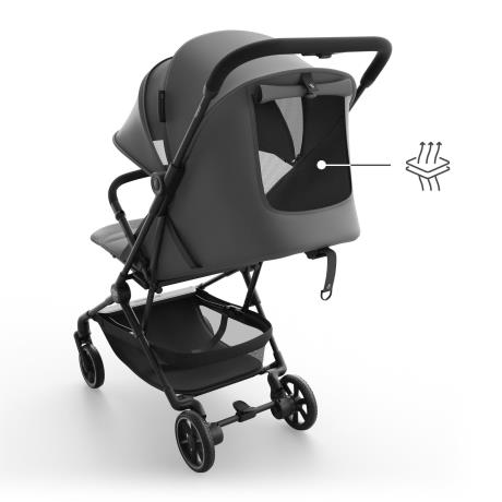 Прогулянкова коляска Kinderkraft Nebo Platinum Grey Beige (KSNEBO00GRY0000) - фото 6
