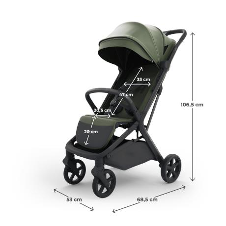 Прогулянкова коляска Kinderkraft Nubi 3 Mystic Green (KSNUBI03GRE0000) - фото 7