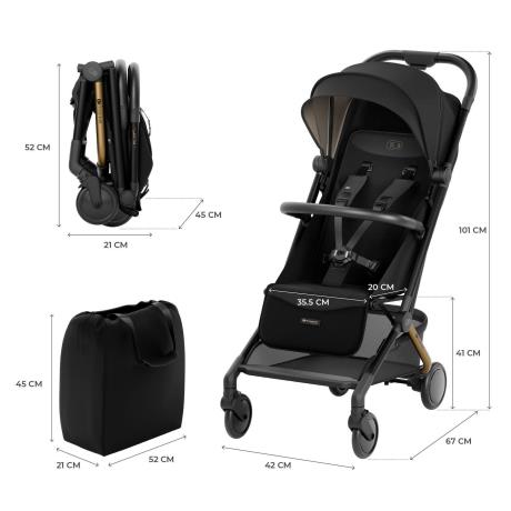 Прогулянкова коляска Kinderkraft Pilot 2 Midnight Black (SPILO02BLK0000) - фото 9