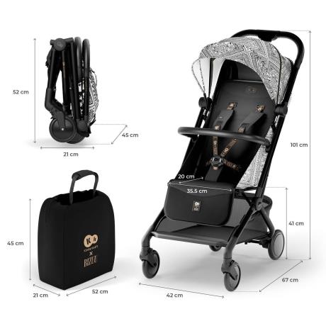 Прогулянкова коляска Kinderkraft Pilot 2 Midnight Black (SPILO02BLK0000) - фото 12