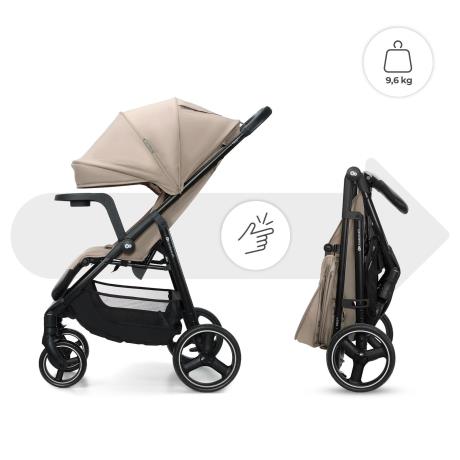Прогулянкова коляска Kinderkraft Trig 3 Tray Beige (KSTRIG03BEG000T) - фото 1